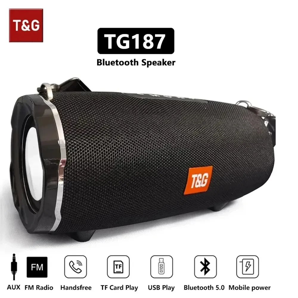 Powerful Portable Radio FM Wireless Caixa De Som Bluetooth Speaker