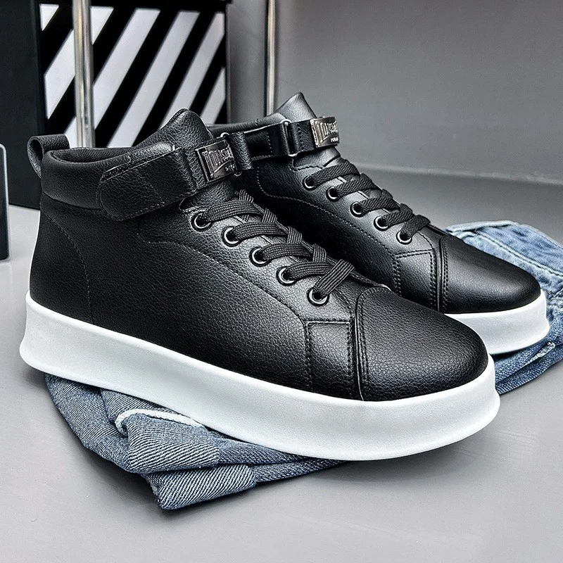 High Top Sports Sneakers Thick Soled Casual Flat Shoes